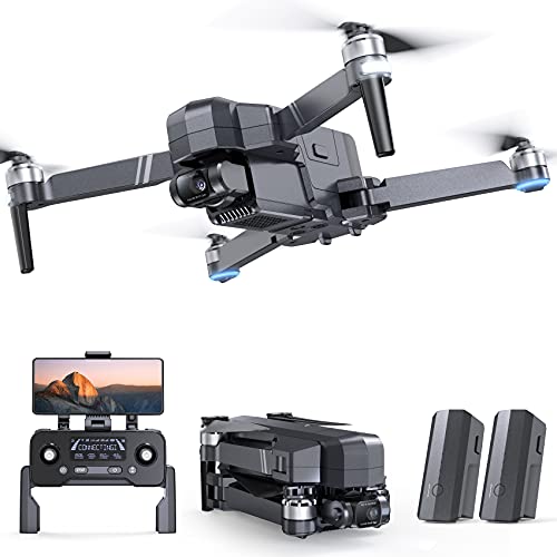 Ruko F11Gim2 Drone with 4K Camera for Adults, 3KM HD Video Transmission, 2-Axis Gimbal Quadcopter with EIS Anti-shake with 2 Batteries, Brushless Motor Level 7 Wind Resistance