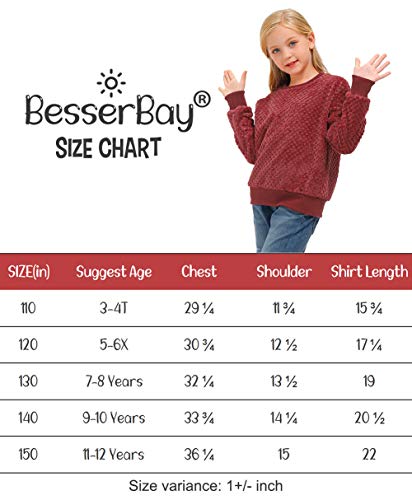 Besserbay Fall Winter Basic Knit Sweater Pullover Sweatshirt For Girl 9-10 Years #TOP6