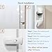 Moonybaby Baby Safety Freezer Door Latches to Keep Closed, Also for Fridge Lock for Kids, 2-Pack, White