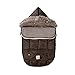 7AM Enfant "Le Sac Igloo" Footmuff, Converts into a Single Panel Stroller and Car Seat Cover - Café, Medium