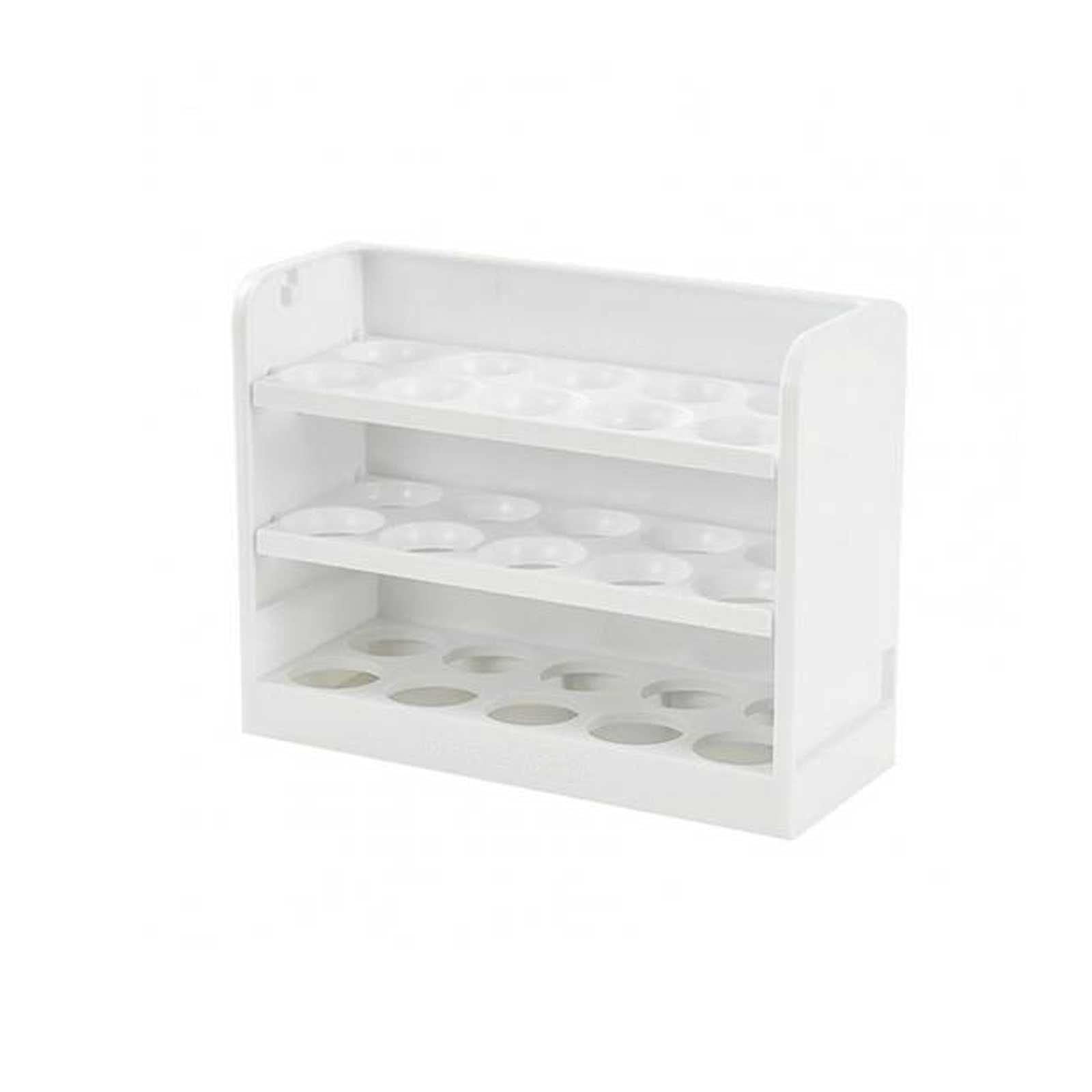 Estantes de Pared flotantes, Soporte para Huevos de Nevera, contenedor de protección de Huevos para Ahorrar Espacio, Bandeja de Huevos de Tres Capas