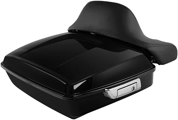 Miniatura 3 de TCT-MOTORPARTS Chopped Tour Pack - Respaldo para maletero de 2 pies, soporte de montaje para Harley Touring Tour Pak Road King Electra Glide Street