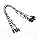 Tecunite 20 Pieces 3-pin Servo Extension Cable Wire Cord Female to Male RC Servo Extension Cord Wire Connectors for Connection Control Board Remote Control Parts, 5 Sizes(5 Sizes)