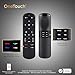 UltraPro OneTouch Universal Remote Control for Samsung TV, LG Universal Remote Control for Smart TV, Roku Remote Replacement, Vizio, Sony, Backlit, Black, 83758