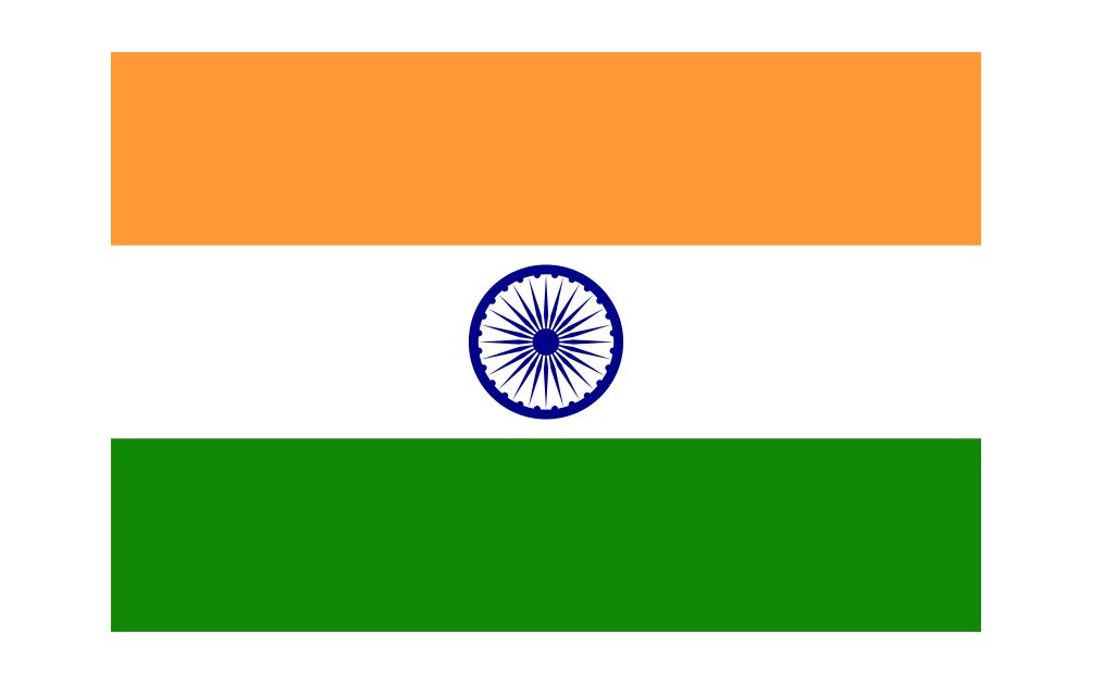 Bandiera India 150x90cm - Bandiera Indiana In Poliestere Leggero Con Occhielli Metallici - Foto 5