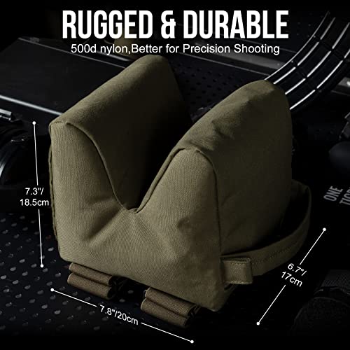 OneTigris Waffenauflage, Befüllte Vorderschaftauflage, Jagd-Ruhetasche Gewehrauflage für Outdoor Jagd, Schießstand, Schießsport Zielschießen Üben