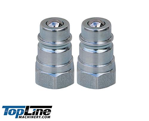 1/2 Ag Quick Coupler Male Nipple Iso5675 1/2" Npt - Ball Style Used On Most Tractors And Machinery - Hydraulic Coupling Tl38-M (2Pk) #TOP2