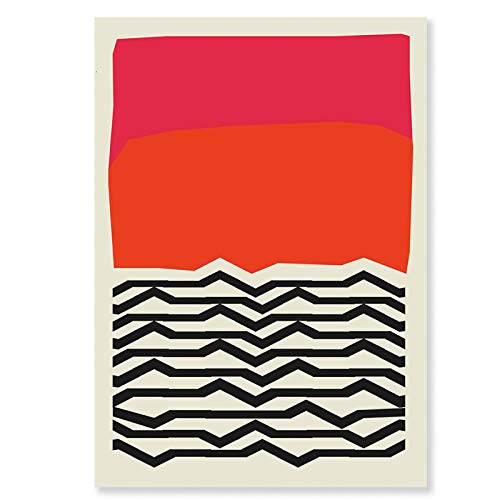Affiches abstraite géométrique multicolore pour un salon moderne - 2