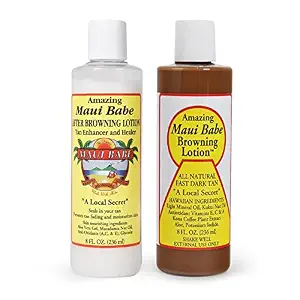 Maui Babe Before And After Browning Lotion, 2-Pack - After Sun Tan Enhancer