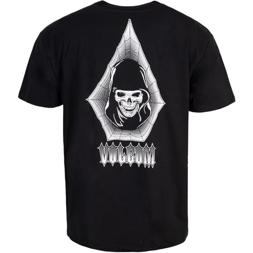 T-shirt pour homme Volcom Gamma Doom en coton confort noir
