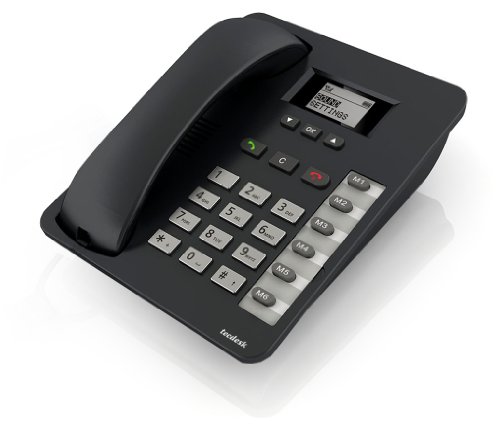Tecmobile Tecdesk 1000 Téléphone portable débloqué Ecran 4,10" USB Noir