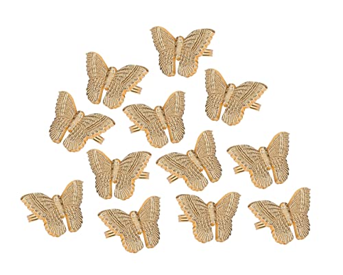 Gold Napkin Rings Set Of 12, Napkin Ring Holder For Harvest, Thanksgiving, Christmas, Party Decoration, Dinning Table, Everyday Gatherings, Napkin Rings Bulk #TOP5