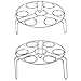 Produktbild LALLing 2 STÜCK 7 Eierkocher Rack Halter Zum Kochen, Dampfer Lager Korb Stehen Pasta Pots, 304 Edelstahl Schnellkochtopf accessor