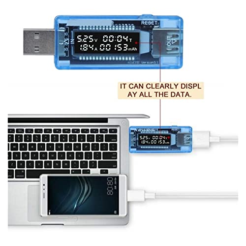 Probador USB, 3 en 1 LCD Probador de batería móvil Detector de alimentación Corriente de voltaje USB Cargador médico 30% de descuento en el medidor de probador de banco Voltmete - imagen 3