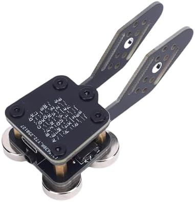 SPYMINNPOO Morse Code Key, Automatic Double Paddle CW Keyer with 4 Nd Magnet Bases, Type C Interface for Amateur Radio Operators