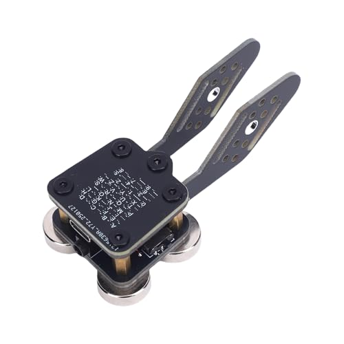 SPYMINNPOO Morse Code Key, Automatic Double Paddle CW Keyer with 4 Nd Magnet Bases, Type C Interface for Amateur Radio Operators