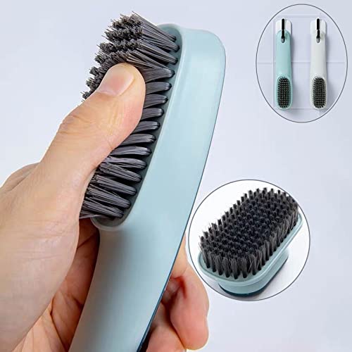 Ganganmax Cleaning Brush Household Small Laundry Brush for Soft Bristle Scrub Clothes Shoe Underwear Fabric Hand Cleaning Brush Pack of 2 Blue - Image 5