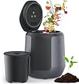 Seyanke Electric Kitchen Composter, 4.2L Smart Countertop Food Recycler with Charcoal System, Indoor Compost Bin for Home Waste, Quiet & Easy to Use, Eco-Friendly Waste Solution