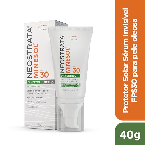 Neostrata Minesol Protetor Solar Facial Sérum Oil Control FPS 30, 40g