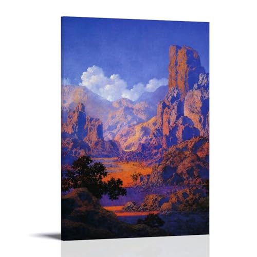 Tableaux Arizona Maxfield Parrish pour une déco salon style vintage