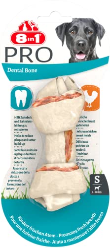 8in1 Pro Dental Knochen S - gesunder Kauknochen für kleine Hunde zur Zahnpflege, 1 Stück