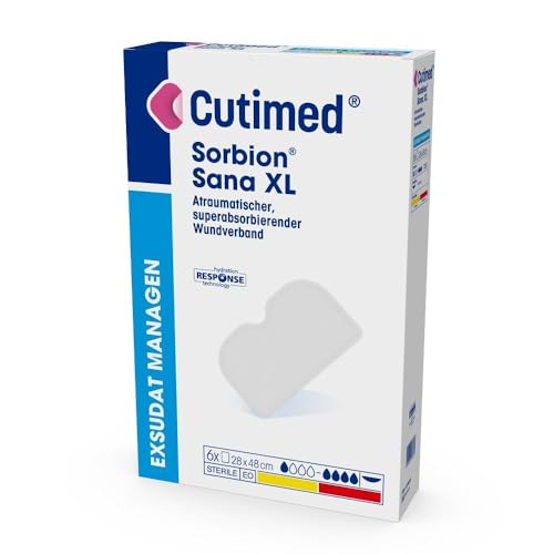 CUTIMED Sorbion SANA Wundauflage XL 28x48 cm 6St