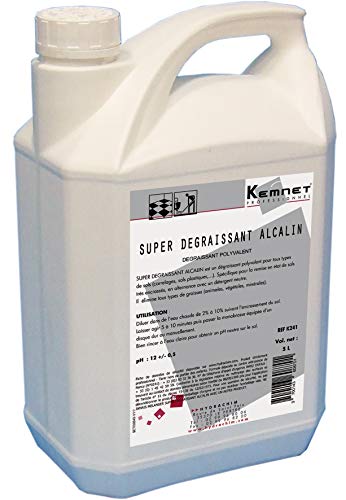Dégraissant alcalin pour nettoyer les sols de cuisine Kemnet 5L