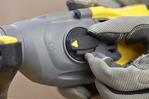 Stanley FatMax 18V SDS-plus Akku-Kombihammer SFMCH900B (2.0 Joule Schlagenergie, bürstenloser Motor, Hammer-/Bohr-/Meißelfunktion, mit Bohrtiefenanschlag, Lieferung ohne Akku und Ladegerät), SFMCH900B – Bild 7