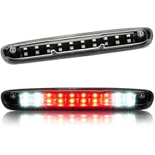 Third 3rd Brake Light, LED High Mount Stop Light for 2007-2013 Chevy Silverado/GMC Sierra 1500 2500HD 3500HD, Rear Center Cab Roof Tail Cargo Lamp, Clear Lens