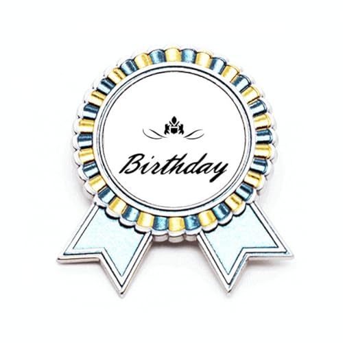 Broche Happy Birthday Blessing en métal M le cadeau d'anniversaire symbolique parfait