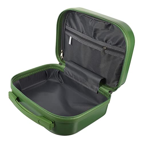 VALICLUD Maletín Maquillaje Portátil Pequeño Organizador Viaje Caja Almacenamiento Cosméticos con Diseño Elástico Color Verde Azúcar