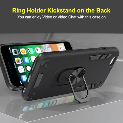 Image of NDCOM Back Cover with Kickstand Ring Holder (iPhone 6 | iPhone 6s)