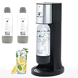4° Sparkling Water Maker, Soda Maker Machine for Home or Office, with 3×1.0L BPA-free Sparkling Wate