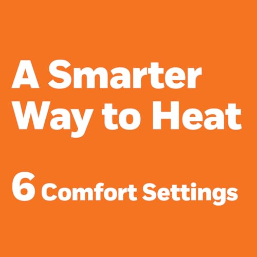 Honeywell HCE845BC HeatGenius™ Ceramic Multizone Space Heater for Bedroom, Indoor Use, Office, Home, Portable Electric Heater, With Tip Over and Overheating Protection, Quite Mode, Sturdy Base, Black by Honeywell - Image 5