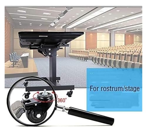 Soporte móvil para TV con ruedas y altura ajustable miniatura 4