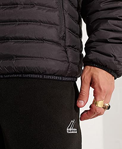 Superdry Core Down Padded Jacket Veste, Noir, S Homme