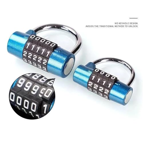 Cadenas robuste contre le vol de bagages et casiers à code modifiable - 4