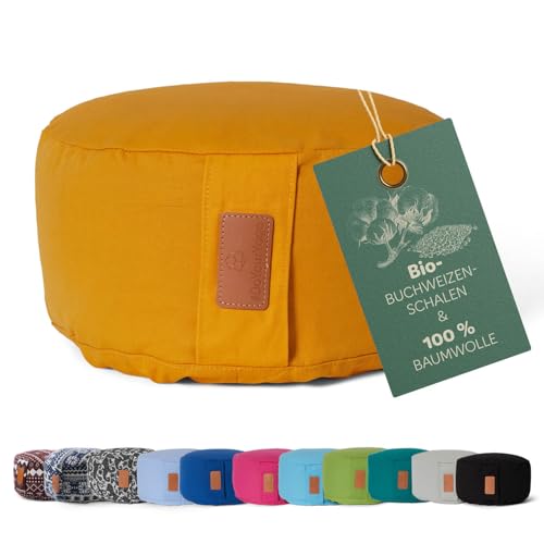 #DoYourYoga Yogakissen »Vishnu« mit Kordelverschluss & Bio-Buchweizen...