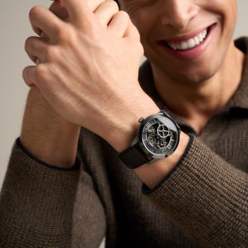 Image of Fossil Men's Watch, Townsman Automatic Stainless Steel Watch for Men