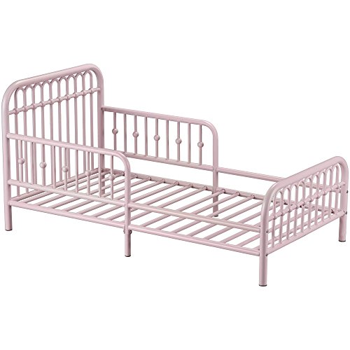 Little Seeds Monarch Hill Ivy Metal Toddler Bed, Pink #TOP7
