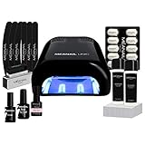 ESMALTE UÑAS SEMIPERMANENTE: Nuestros Esmaltes semi permanentes cuentan con color brillante, resistente y acabado de alta calidad.Tienen una larga duración de 15-20 días. Ten tu propio Kit de herramientas para hacer arte de uñas de gel o acrílico en casa o dale un uso profesional para estudio o salón. Garantía de calidad de Lámpara de Catalización por 2 años.