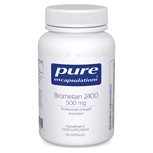 Pure Encapsulations Bromelain 2400 500mg Capsules
