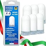 Polifosfati Caldaia Made in Italy – 6 Cartucce Ricarica Universali per Filtri Anticalcare ...