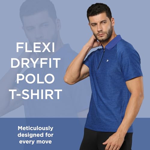 Image of Men's Lightweight Dry Rush Tech Polo | Moisture-Wicking, Breathable, Stretchable, Wrinkle-Resistant, Quick-Dry, Anti-Odor