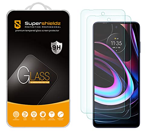 Supershieldz (2 Pack) Designed for Motorola Edge (2021) / Motorola Edge 5G UW Tempered Glass Screen Protector Anti Scratch Bubble Free