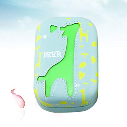 Milisten Estojo Portátil para Lentes de Contato Kit de Viagem Cartoon Deer Contacte Lentes de Contat