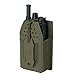 TOPTACPRO Taktische MOLLE Funkgerätetasche Tasche Universal Radio Halter für Walkie Talkie Motorola BaoFeng UV-5R BF-F8HP Einstellbare Lagerung Gewehr Magazin Tasche(Ranger Green)