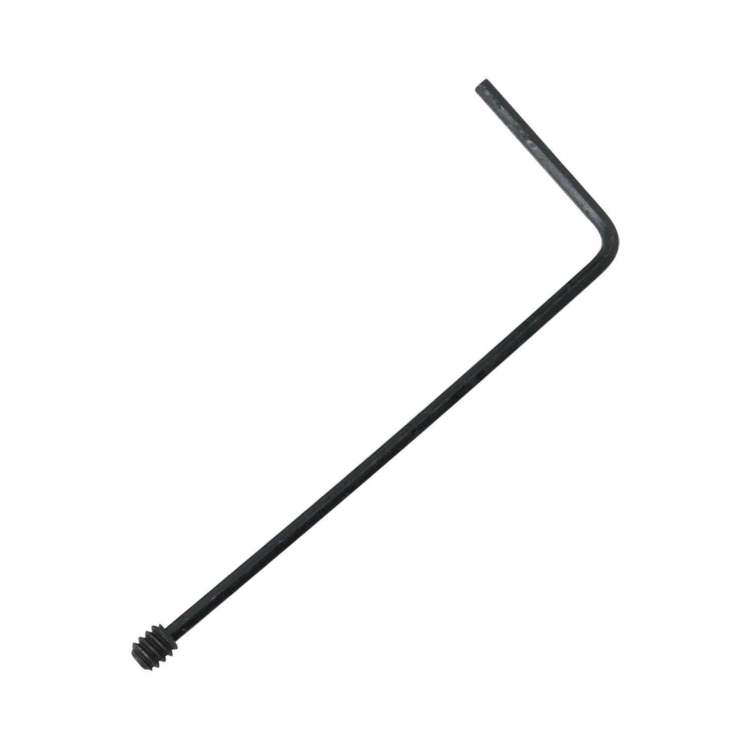 25pcs 4-40 x 1/8" Carbon Steel Allen Head Hex Hexagon Socket Set Screws Cup Point with Hex Key Wrench, Black
