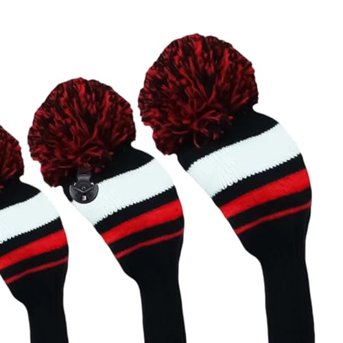 Housses de club de golf en tricot pour éviter les rayures sur bois et hybrides - 6