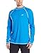 Speedo Men's Easy Long Sleeve Swim Tee Shirt,Bright Ocean,Small